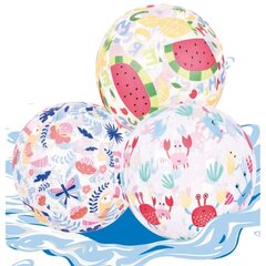 Надувной пляжный мяч 50 см, тропический цена и информация | Надувные и пляжные товары | kaup24.ee