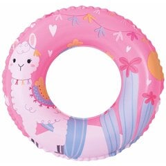 Täispuhutav ujumisrõngas ABC, 50 cm, roosa hind ja info | Täispuhutavad veemänguasjad ja ujumistarbed | kaup24.ee
