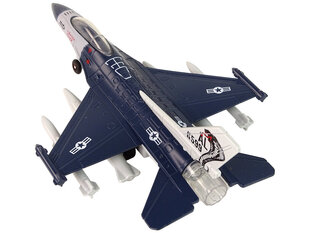 Металлическая модель самолета с эффектами, 1:72, темно-синий цена и информация | Игрушки для мальчиков | kaup24.ee