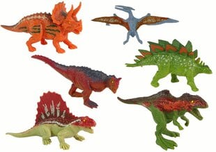 Dinosauruste figuuride komplekt, 6 tk. hind ja info | Poiste mänguasjad | kaup24.ee