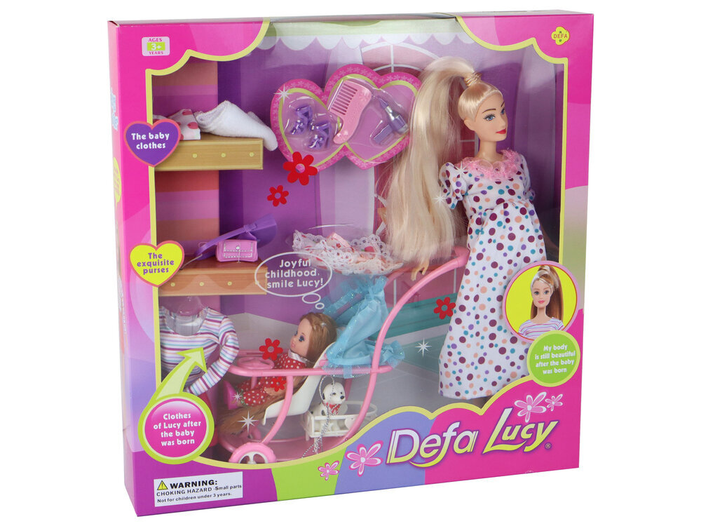 Nukk rase Lucy komplekt цена и информация | Tüdrukute mänguasjad | kaup24.ee