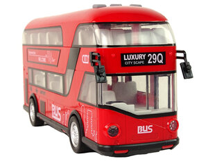 Двухэтажный автобус, красный цена и информация | Развивающий мелкую моторику - кинетический песок KeyCraft NV215 (80 г) детям от 3+ лет, бежевый | kaup24.ee