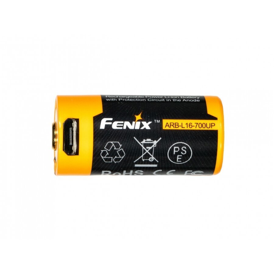 Laetav aku Fenix USB 16340 700 mAh 3,6 V hind ja info | Muu matkavarustus | kaup24.ee