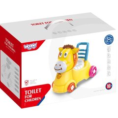 3in1 roller öökapiga ning heli- ja valgusefektidega, Woopie Baby, kollane hind ja info | Imikute mänguasjad | kaup24.ee