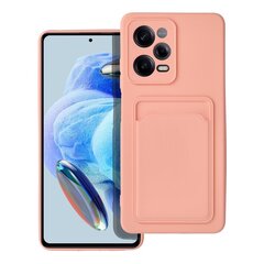 Xiaomi Redmi Note 12 Pro 5G, roosa, kaarditaskuga ümbris. hind ja info | Telefoni kaaned, ümbrised | kaup24.ee