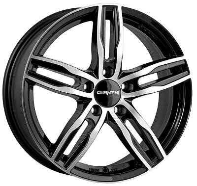 Carmani 14 Black polish 7.5R17 5X112/35 66.6 hind ja info | Veljed | kaup24.ee