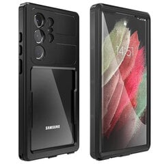 БРОНЕВОЙ чехол ВОДОНЕПРОНИЦАЕМЫЙ IP68 | Samsung Galaxy S23 Ultra | ЗАКРЫВАЮЩИЙСЯ 360 | Черный цена и информация | Чехлы для телефонов | kaup24.ee