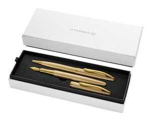 Pliiatsi ja täitesulepeakomplekt Pelikan Jazz Noble Elegance, kuldne цена и информация | Письменные принадлежности | kaup24.ee