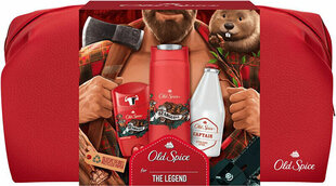Komplekt Old Spice Bearglove meestele: dušigeel, 250 ml + pulkdeodorant, 50 ml + raseerimisjärgne losjoon, 100 ml + kosmeetikakott hind ja info | Old Spice Kosmeetika, parfüümid | kaup24.ee