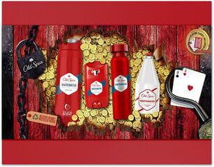 Komplekt Old Spice Whitewater: dušigeel, 250 ml + pihustatav deodorant, 150 ml + raseerimisjärgne palsam, 50 ml + pulkdeodorant, 50 ml hind ja info | Dušigeelid, õlid | kaup24.ee