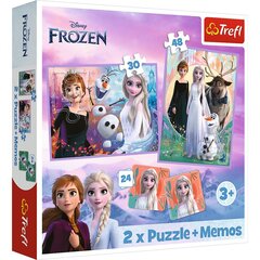 Pusle-mäng Trefl Frozen (Igavene talv 2), 78 tk hind ja info | Pusled | kaup24.ee