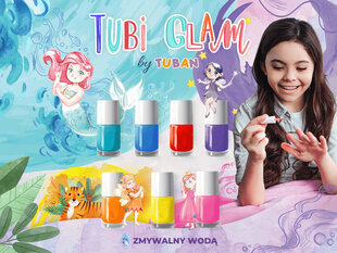 Детский лак для ногтей Tubi Glam Pearl, бирюзовый цена и информация | Косметика для мам и детей | kaup24.ee