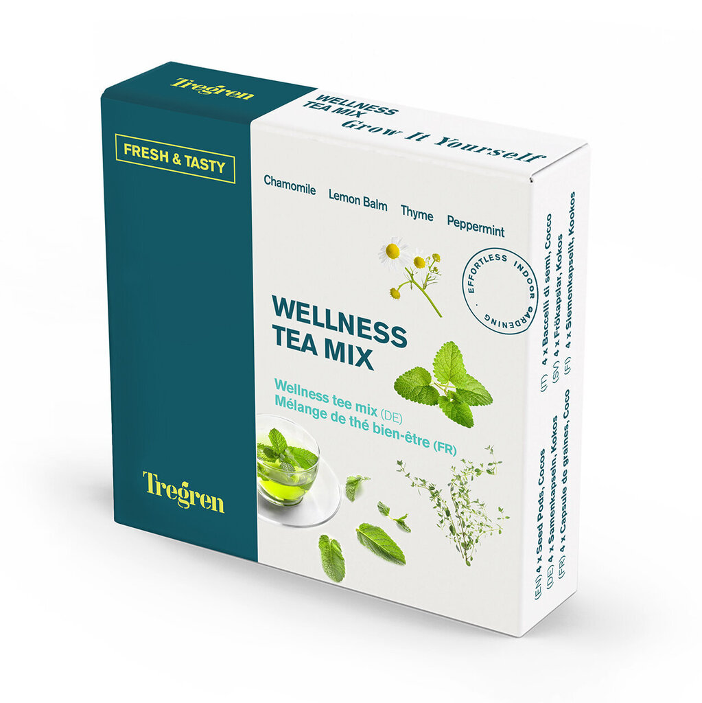 Teeürdi idandamise komplekt Tregren Wellness tea mix hind ja info | Maitsetaimede seemned | kaup24.ee