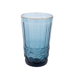 Luna joogiklaas 350 ml, D8xH12 cm, sinine цена и информация | Стаканы, фужеры, кувшины | kaup24.ee