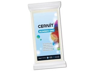 Polümeersavi Cernit No.1 500g 027 opaque white цена и информация | Принадлежности для рисования, лепки | kaup24.ee