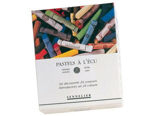 Pehmed pastellid Sennelier A l'écu Extra Soft Introduction, 24 tk hind ja info | Kunstitarbed, voolimise tarvikud | kaup24.ee