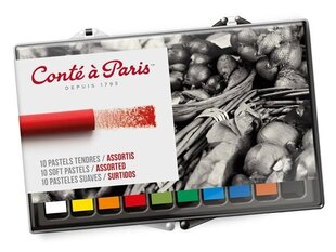 Pehmed pastellid Conte a Paris, 10 tk hind ja info | Kunstitarbed, voolimise tarvikud | kaup24.ee