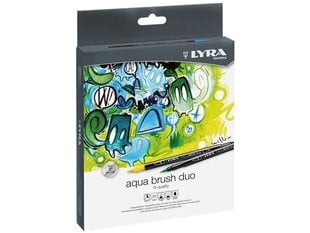 Viltpliiats Lyra Aqua Brush Duo, 24tk цена и информация | Принадлежности для рисования, лепки | kaup24.ee