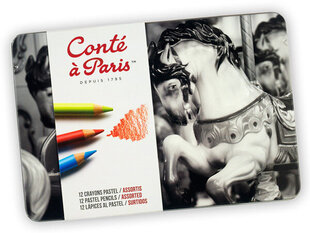 Pastelsed pliiatsid Conte a Paris, 12 tk hind ja info | Kunstitarbed, voolimise tarvikud | kaup24.ee