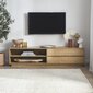 TV laud Sacha 180x40xH43 cm, pruun цена и информация | TV alused | kaup24.ee