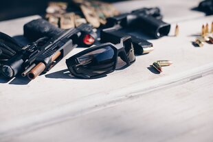 Taktikalised prillid Type-X, must hind ja info | Peakaitsmed | kaup24.ee