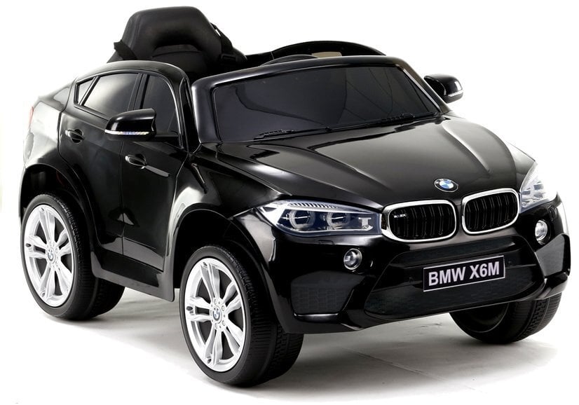 BMW X6, ühekohaline elektriauto lastele, must цена и информация | Laste elektriautod | kaup24.ee