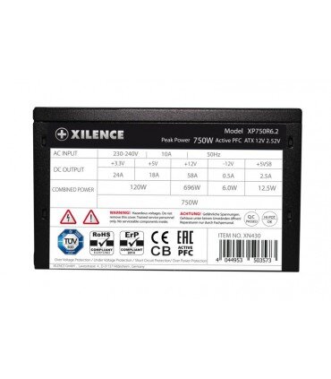 Xilence Performance C+ 750W XN430 цена и информация | Toiteplokid (PSU) | kaup24.ee