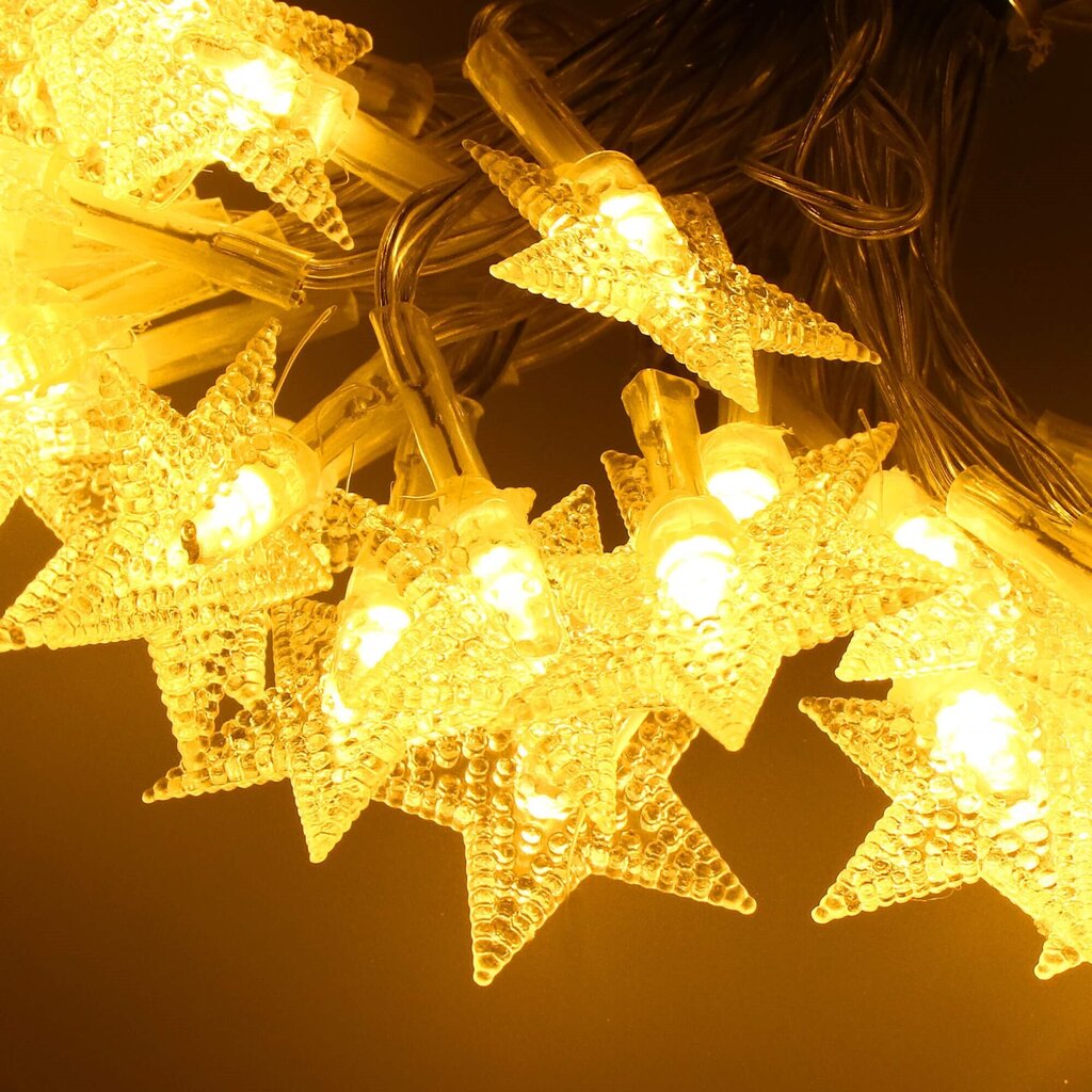 Jõulutuled patareidega, 80 LED-i, soe valge цена и информация | Jõulutuled | kaup24.ee