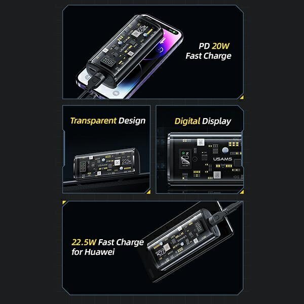 Usams 10KCD18902 9000mAh hind ja info | Akupangad | kaup24.ee