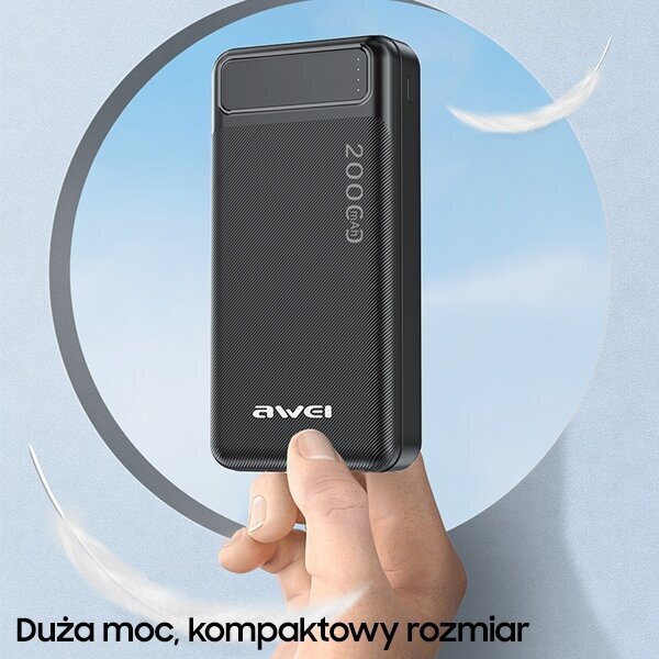 Awei P6K 20000 mAh hind ja info | Akupangad | kaup24.ee