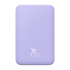 Powerbank Baseus Magnetic Mini 20000mAh 20W MagSafe (purple) цена и информация | Зарядные устройства Power bank | kaup24.ee