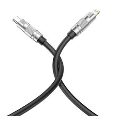 XO cable NB-Q228A USB-C - Lightning 1,2m 27W black цена и информация | Кабели для телефонов | kaup24.ee