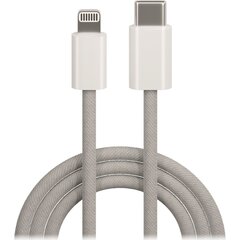 Maxlife MXUC-06 cable USB-C - Lightning 1,0 m 20W yellow nylon цена и информация | Borofone 43757-uniw | kaup24.ee