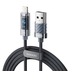 Toocki Charging Cable A-L, 1m, 12W (Grey) цена и информация | Кабели для телефонов | kaup24.ee