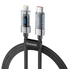 Toocki Charging Cable C-L, 1m, 20W (Grey) цена и информация | Кабели для телефонов | kaup24.ee