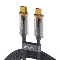 Toocki Charging Cable C-C, 1m, PD 60W (Grey) цена и информация | Кабели для телефонов | kaup24.ee