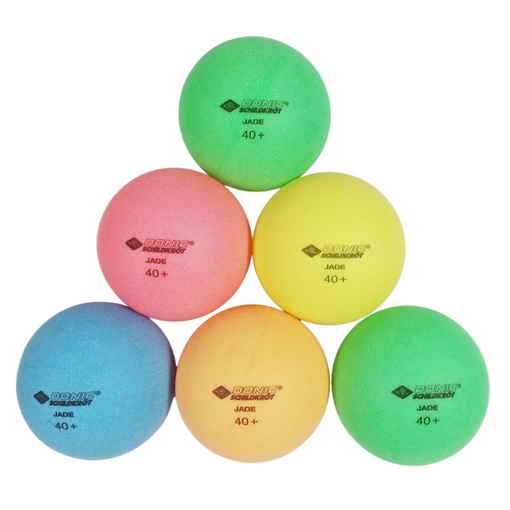 Lauatennise pallid Donic Jade 40, 6 tk, erinevad värvid hind ja info | Lauatennise pallid | kaup24.ee
