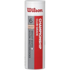 Sulgpallid Wilson Championship Shuttlecock 79, 6 tk, valge hind ja info | Sulgpall | kaup24.ee