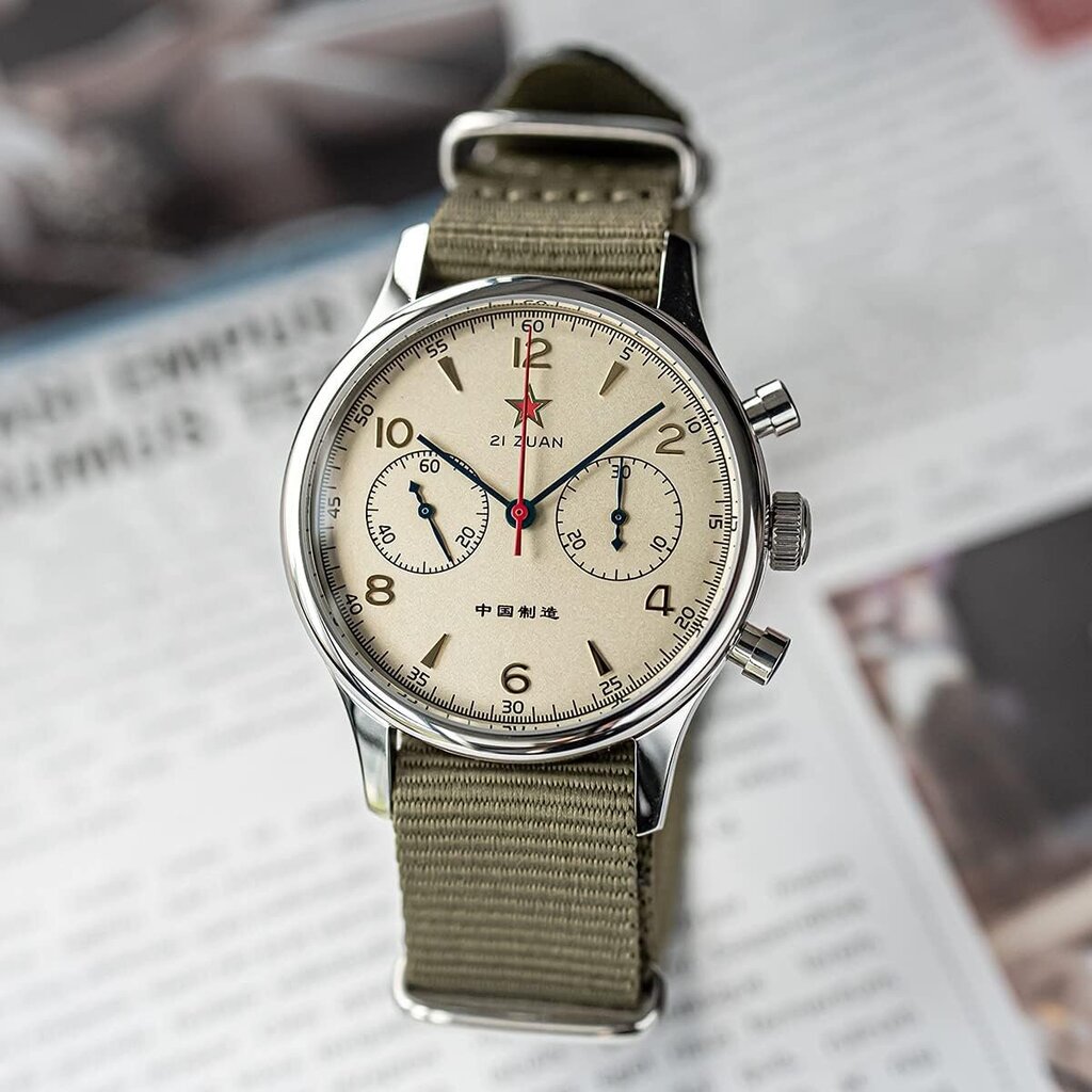 Käekell meestele Seagull 1963 ST1901 Chronograph цена и информация | Meeste käekellad | kaup24.ee