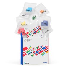 Магнитные блоки серии PIXIO® Флаги цена и информация | Конструкторы и кубики | kaup24.ee