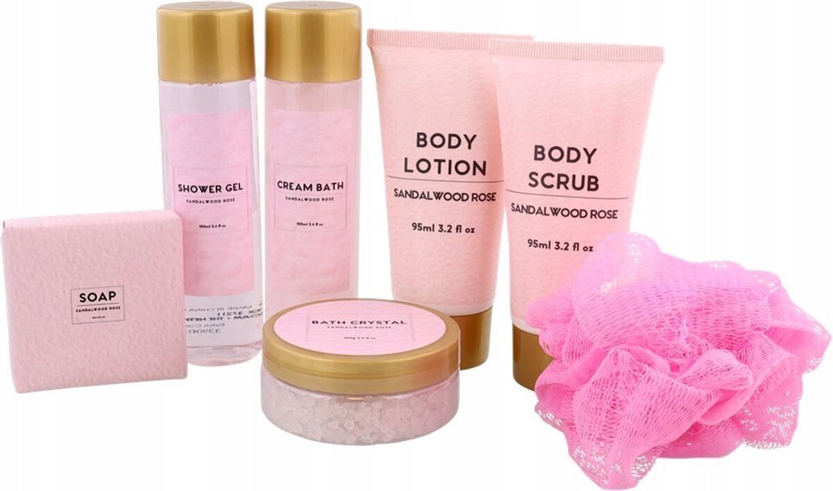 Kosmeetiline kinkekomplekt Body Care Collection Sandalwood, 7 osa hind ja info | Dušigeelid, õlid | kaup24.ee