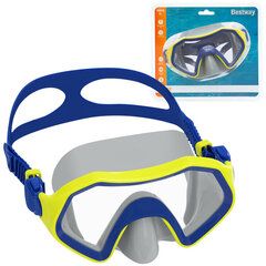Цветная маска для плавания Bestway Crusader, синяя цена и информация | Очки для плавания | kaup24.ee