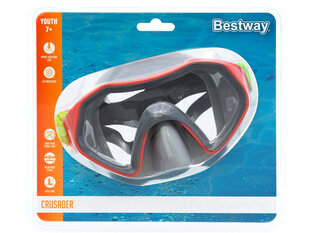 Ujumismask Bestway Crusader, punane hind ja info | Ujumisprillid | kaup24.ee