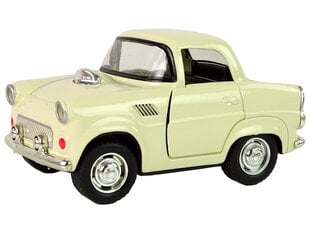 Klassikaline metallist auto, helekollane hind ja info | Poiste mänguasjad | kaup24.ee