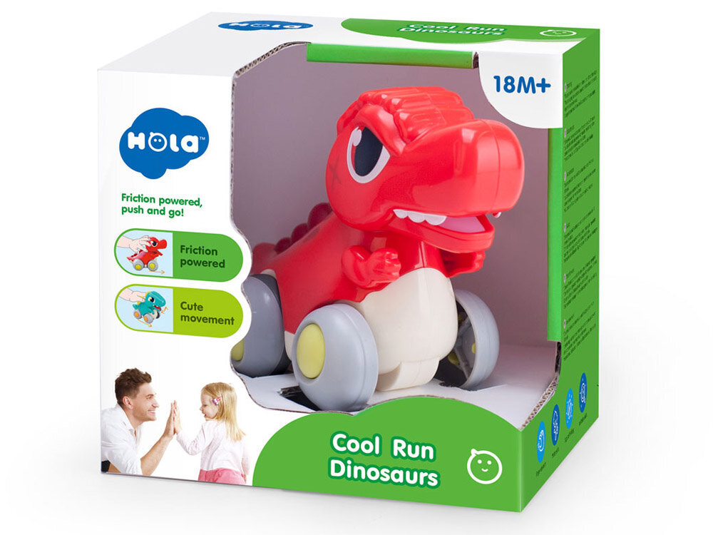 Dinosaurus ratastel, Tyrannosaurus hind ja info | Imikute mänguasjad | kaup24.ee