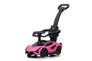 Tõukeauto Lamborghini QLS-996T Kalduv auto, roosa hind ja info | Imikute mänguasjad | kaup24.ee