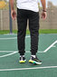 Dressipüksid meestele Sportsman Black JX6205, must hind ja info | Meeste spordiriided | kaup24.ee