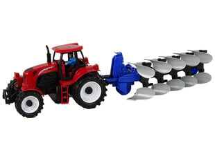 Traktor, punane/sinine hind ja info | Poiste mänguasjad | kaup24.ee