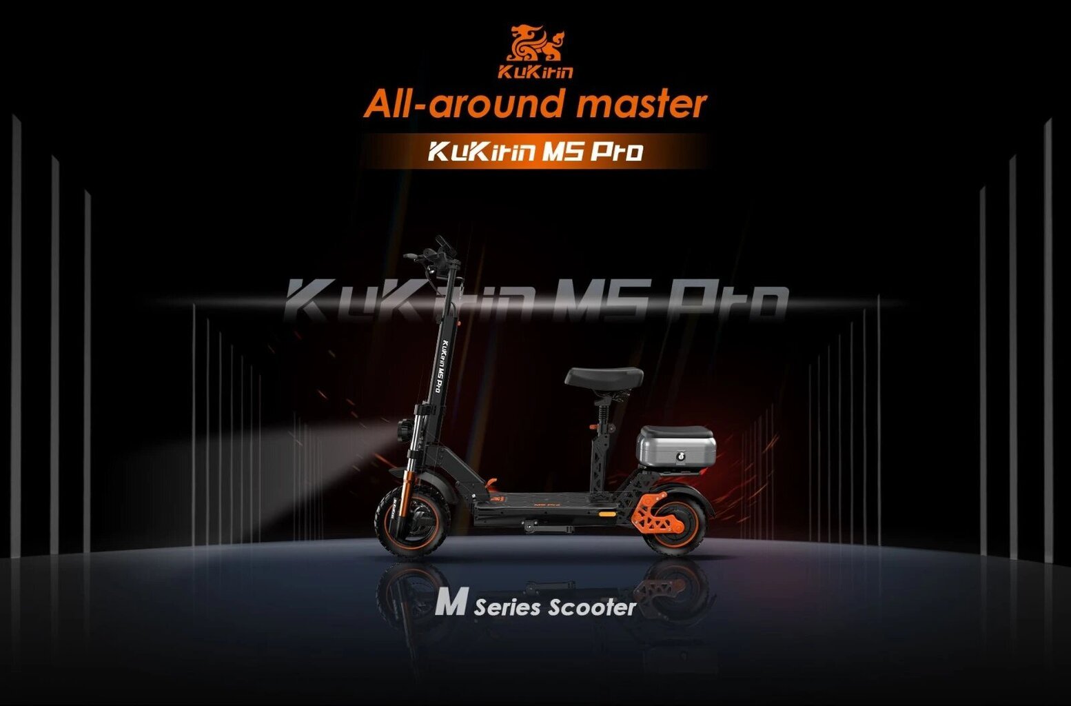 Elektriline roller KuKirin M5 Pro, must hind ja info | Elektritõukerattad | kaup24.ee