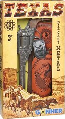 Металлический ковбойский револьвер с кобурой Gonher цена и информация | Игрушки для мальчиков | kaup24.ee